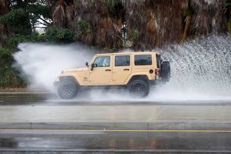 Allagamenti in California per il passaggio della tempesta Hilary