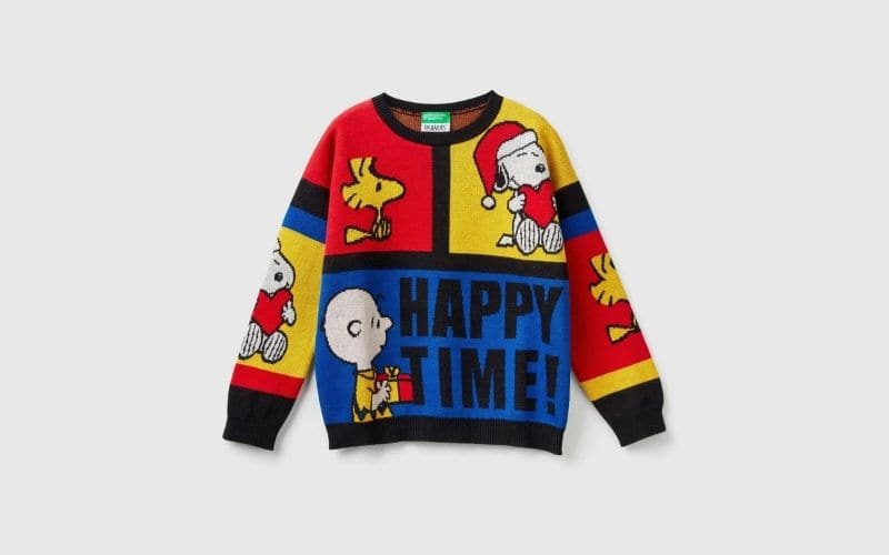 Benetton – Maglia Peanuts Christmas