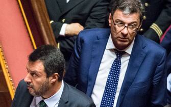 Salvini e Giorgetti