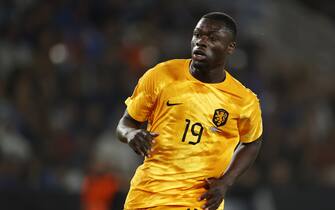 10/16/2023 - ATHENS - Brian Brobbey of Holland during the European Championship qualifying match in group B between Greece and the Netherlands at the Opap Arena on October 16, 2023 in Athens, Greece. ANP MAURICE VAN STEEN /ANP/Sipa USA