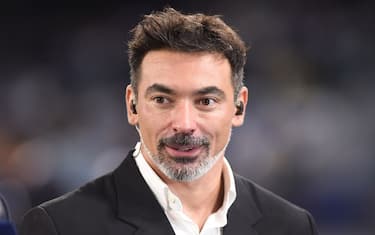 Former Player of SSC Napoli Ezequiel Lavezzi looks Before the UEFA Champions League match between SSC Napoli and Liverpool FC at Stadio Diego Armando Maradona Naples Italy on 7 September 2022. (Photo by Franco Romano/NurPhoto via Getty Images)
