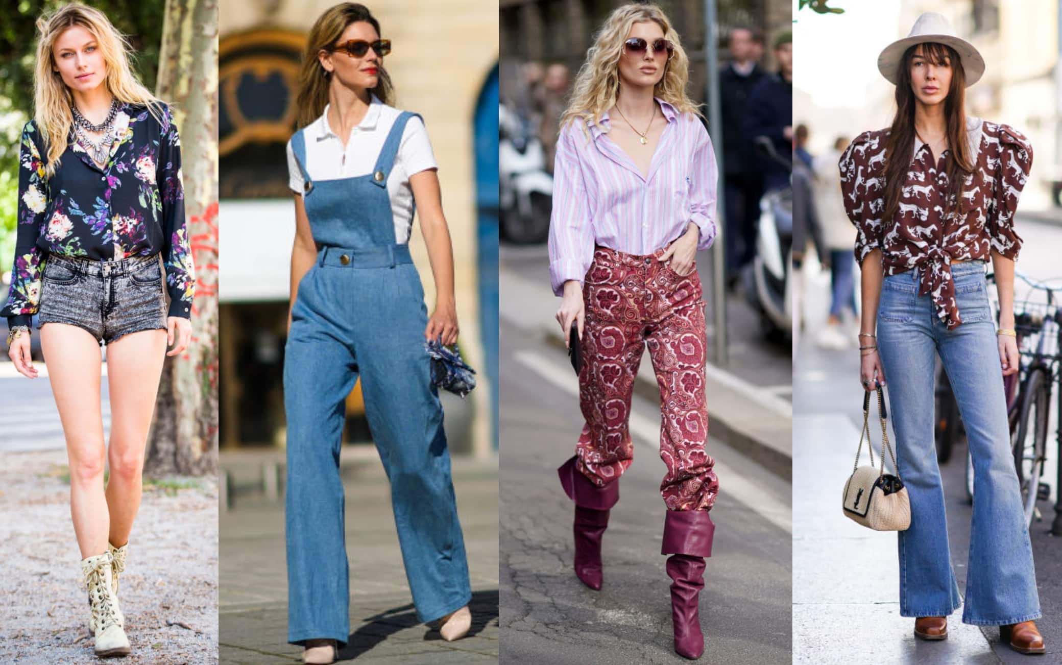 Pantaloni A Zampa, La Moda Anni 70 In 10 Look Street Style Vogue Italia ...