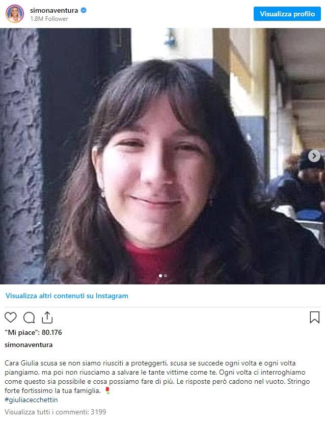 Le Reazioni Del Mondo Dello Spettacolo Alla Morte Di Giulia Cecchettin ...