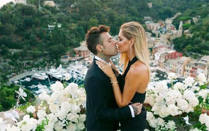 Chiara Ferragni e Fedez, le foto dell'anniversario a Portofino