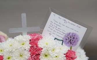 A message on a card from the parents of baby Indi Gregory, during her funeral service at St Barnabus Cathedral, Nottingham. The baby girl died shortly after her life-support treatment was withdrawn after her parents, Dean Gregory and Claire Staniforth who are both in their 30s and from Ilkeston, Derbyshire, lost legal bids in the High Court and Court of Appeal in London for specialists to keep treating her. Picture date: Friday December 1, 2023.
