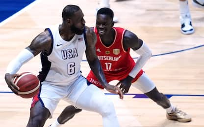 Team USA sulle spalle di LeBron: Germania battuta