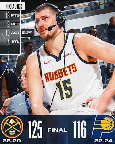  INDIANA PACERS-DENVER NUGGETS 116-125