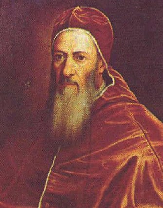 Giubileo 1550 presieduto da Giulio III
ANSA/ WIKIPEDIA -ANSA PROVIDES ACCESS TO THIS HANDOUT PHOTO TO BE USED SOLELY TO ILLUSTRATE NEWS REPORTING OR COMMENTARY ON THE FACTS OR EVENTS DEPICTED IN THIS IMAGE; NO ARCHIVING; NO LICENSING