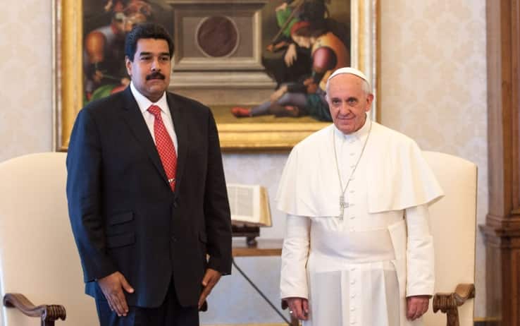 Papa Francesco e Maduro in Vaticano