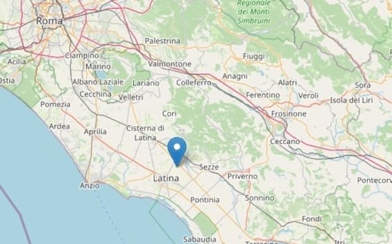 latina scossa di terremoto di magnitudo 27
