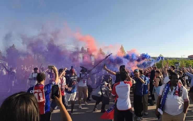 Tifosi del Psg a Monaco