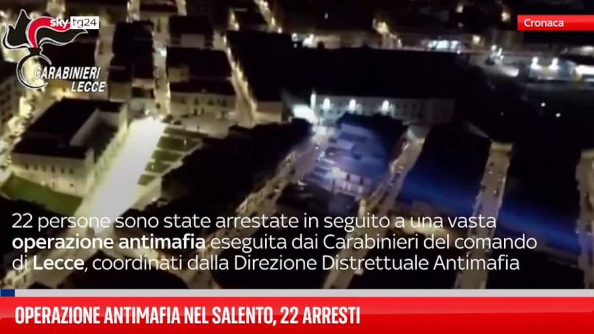 Operazione antimafia nel Salento, 22 arresti