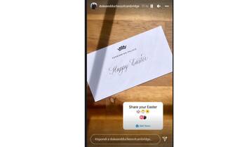 storia William e Kate su auguri pasquali