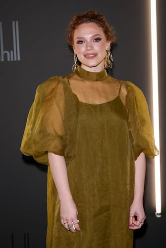 LONDON, ENGLAND - MARCH 09:  Katie Clarkson-Hill attends dunhill's pre-BAFTA filmmakers dinner and party at dunhill House on March 9, 2022 in London, England.  (Photo by David M. Benett/Dave Benett/Getty Images for dunhill)