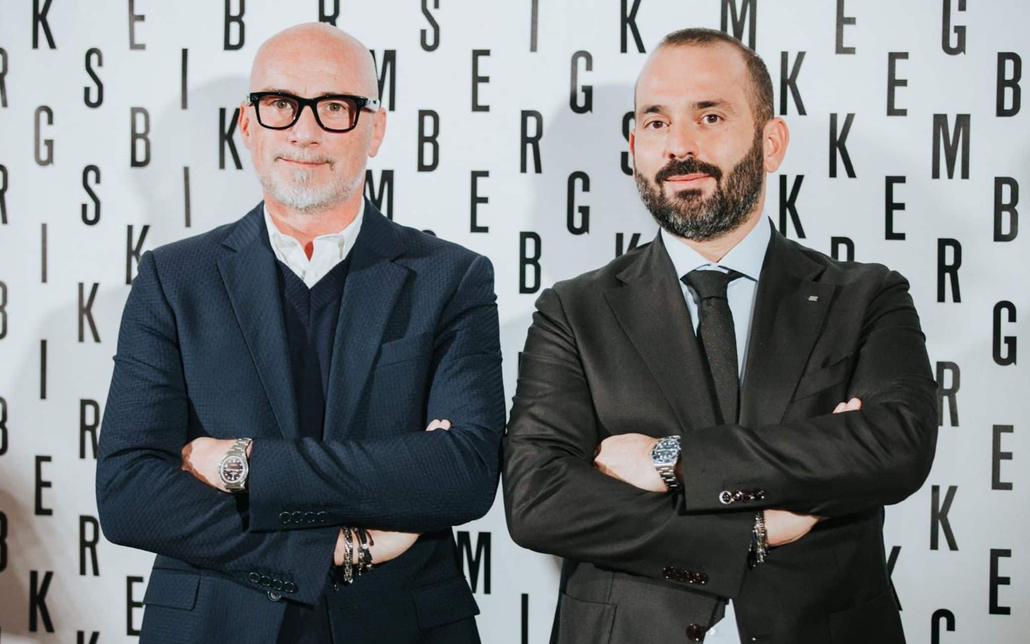 Dario Predonzan e Vincenzo Totaro alla sfilata evento Bikkembergs in Puglia