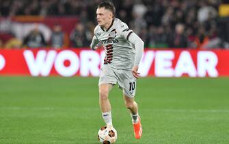 Football Europa League match - AS Roma vs Bayer 04 Leverkusen