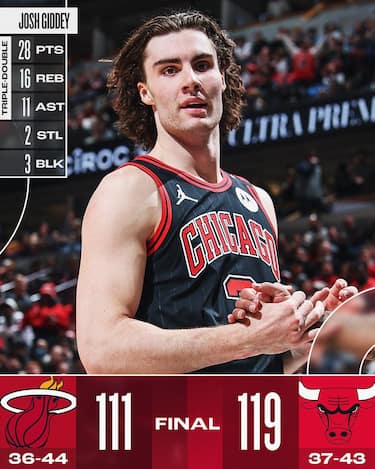 CHICAGO BULLS-MIAMI HEAT 119-111