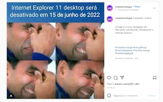 addio internet explorer meme