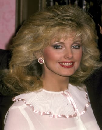 Flamingo Road Morgan Fairchild during Filming an Episode of "Flamingo Road" at Burbank Studios in Burbank, California, United States. (Photo by Ron Galella/Ron Galella Collection via Getty Images)