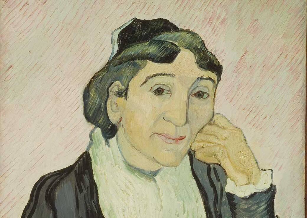 L’Arlesiana (Ritratto di Madame Ginoux), Vincent van Gogh, 1890, olio su tela (Roma, Galleria Nazionale d’Arte Moderna e Contemporanea)