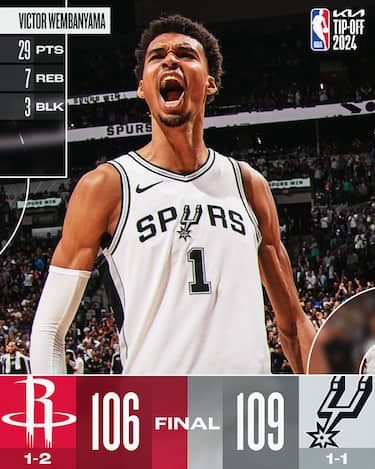 SAN ANTONIO SPURS-HOUSTON ROCKETS 109-106