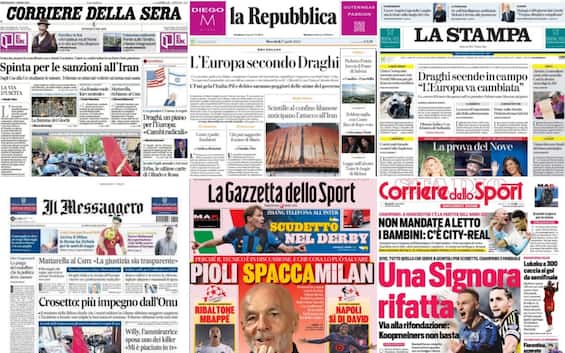 Le prime pagine dei quotidiani di oggi 17 aprile: la rassegna stampa