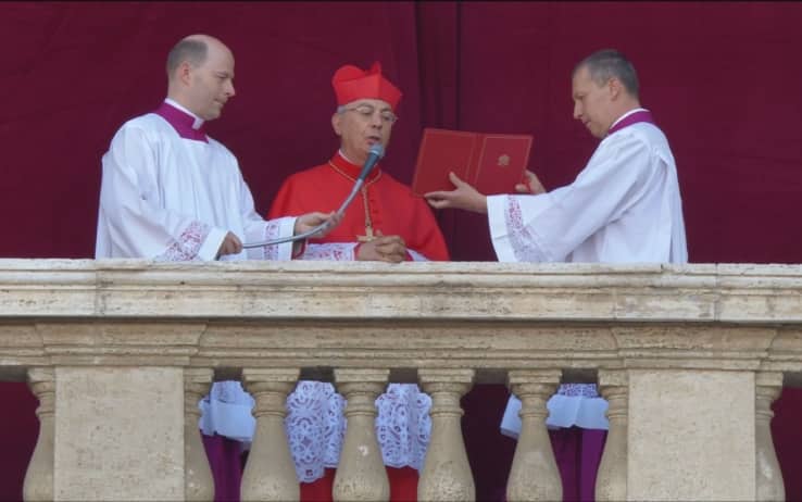 L'annuncio del nuovo Papa