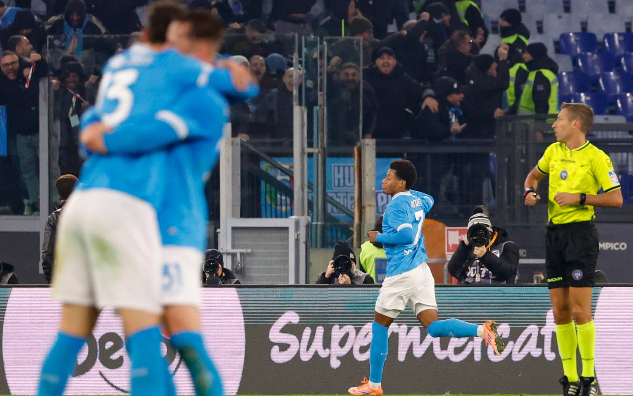 Colpo del Napoli: Roma ko 1-0, decide Neres.