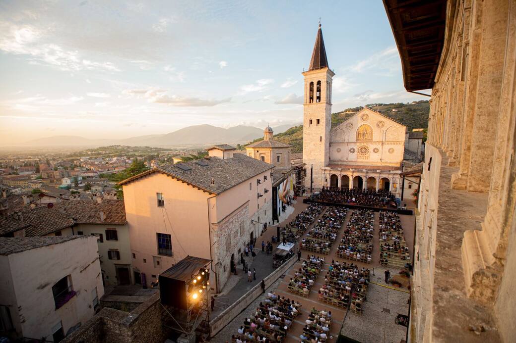 Spoleto65, Piazza Duomo. Photo ©Festival di Spoleto - Andrea Veroni
