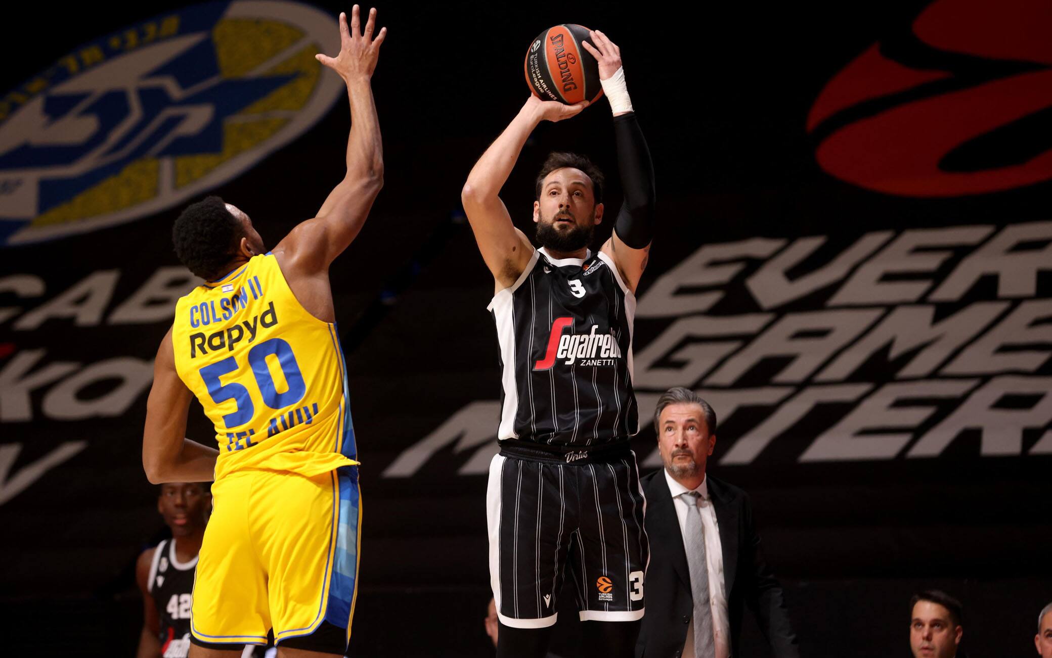 Maccabi Tel Aviv Virtus Bologna di Eurolega 95-78: gli highlights