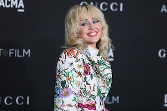 LOS ANGELES, CALIFORNIA, USA - NOVEMBER 06: Singer Miley Cyrus wearing a Gucci X Balenciaga suit and Jared Lehr jewelry arrives at the 10th Annual LACMA Art + Film Gala 2021 held at the Los Angeles County Museum of Art on November 6, 2021 in Los Angeles, California, United States. (Photo by Xavier Collin/Image Press Agency/Sipa USA)