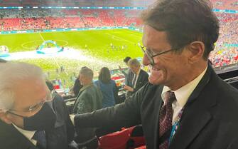 Mattarella e Fabio Capello