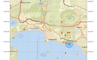 Mappa epicentro terremoto