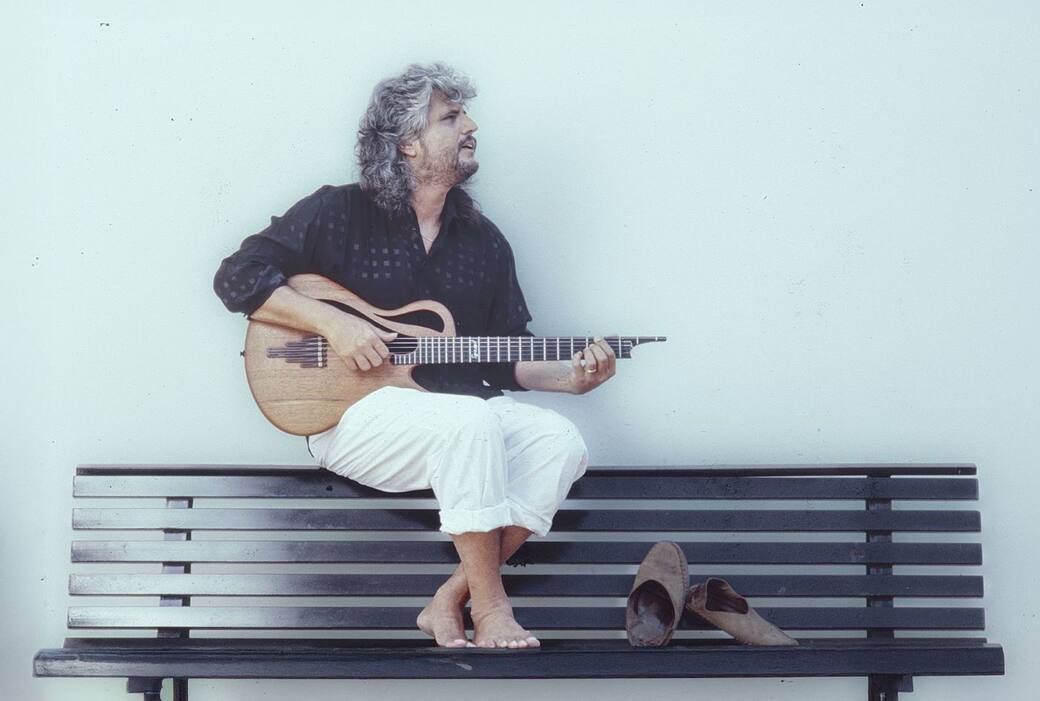 Pino Daniele. Ph. Giuseppe D’Angelo, 1991 ©Fondazione Pino Daniele