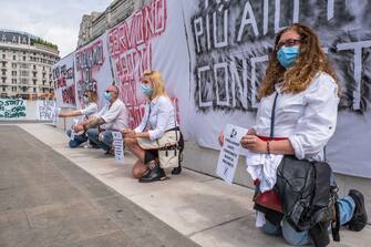 Flash mob ristoratori Milano