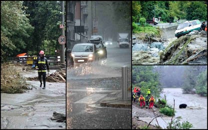 Maltempo, uomo travolto da piena torrente nel Torinese