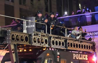 La polizia alla Columbia University