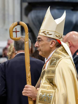 Cardinal Baldassare Reina presides over a Holy Mass for the open the Holy Door in St Giovanni's Basilica, in Rome, Italy, 29 December 2024. ANSA/GIUSEPPE LAMI
