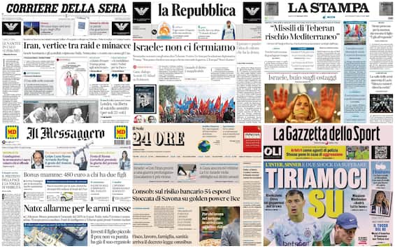 Le prime pagine dei quotidiani di oggi 21 giugno: la rassegna stampa di Sky TG24 Le prime pagine dei quotidiani di oggi 21 giugno: la rassegna stampa di Sky TG24