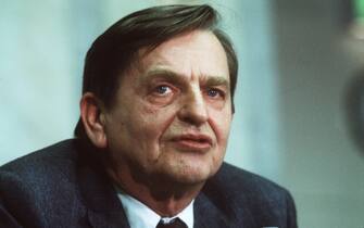 A picture taken on December 12, 1983 shows Swedish politican and Prime minister Olof Palme in Stockholm. - Swedish prosecutors will announce on June 3, 2020 whether they plan to press charges or close the investigation into the unsolved 1986 murder of prime minister Olof Palme. (Photo by Anders HOLMSTROM / TT News Agency / AFP) / Sweden OUT (Photo by ANDERS HOLMSTROM/TT News Agency/AFP via Getty Images)