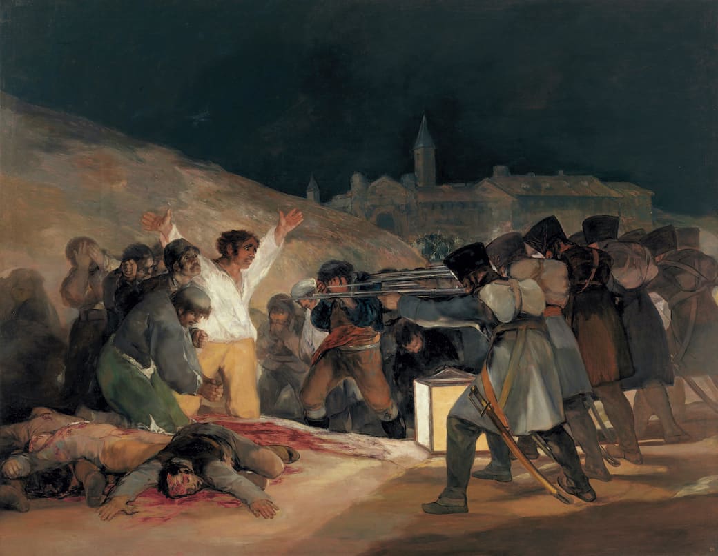 Francisco Goya, El 3 de mayo en Madrid, (Museo del Prado)