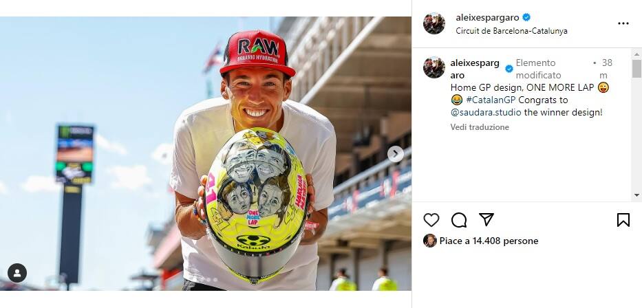 Il nuovo casco di Aleix Espargaró