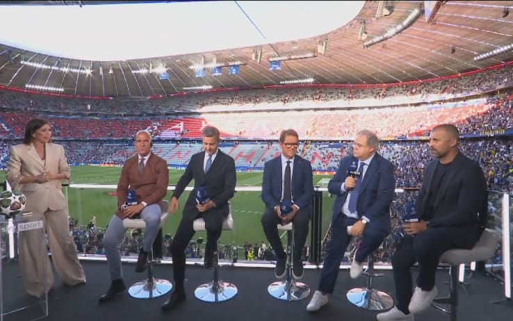 Lo studio Sky Sport a Monaco