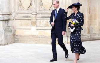 The Prince and Princess of Wales as they depart after attending the annual Commonwealth Day Service at Westminster Abbey in London. Picture date: Monday March 13, 2023. (Photo by Belinda Jiao/PA Images via Getty Images)