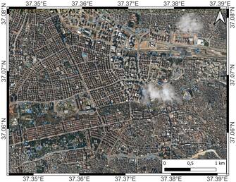 Immagini dai satelliti italiani radar COSMO-SkyMed dei danni provocati dal terremoto che ha colpito Turchia e Siria tra il 5 e 6 febbraio, Roma, 23 Febbraio 2023. ANSA/US

+++ HO NO SALES - EDITORIAL USE ONLY +++ o +++ ANSA PROVIDES ACCESS TO THIS HANDOUT PHOTO TO BE USED SOLELY TO ILLUSTRATE NEWS REPORTING OR COMMENTARY ON THE FACTS OR EVENTS DEPICTED IN THIS IMAGE; NO ARCHIVING; NO LICENSING +++NPK+++