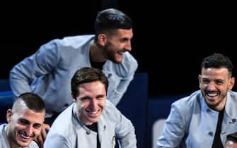 Marco Verratti, Federico Chiesa, Lorenzo Pellegrini e Alessandro Florenzi