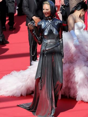 CANNES, FRANCE - MAY 18: Lady Victoria Hervey attends the "Emilia Perez" Red Carpet at the 77th annual Cannes Film Festival at Palais des Festivals on May 18, 2024 in Cannes, France. (Photo by Neilson Barnard/Getty Images)