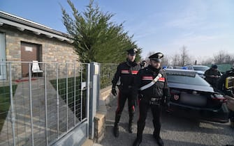 La casa a Martinengo dov'è avvenuto l'omicidio