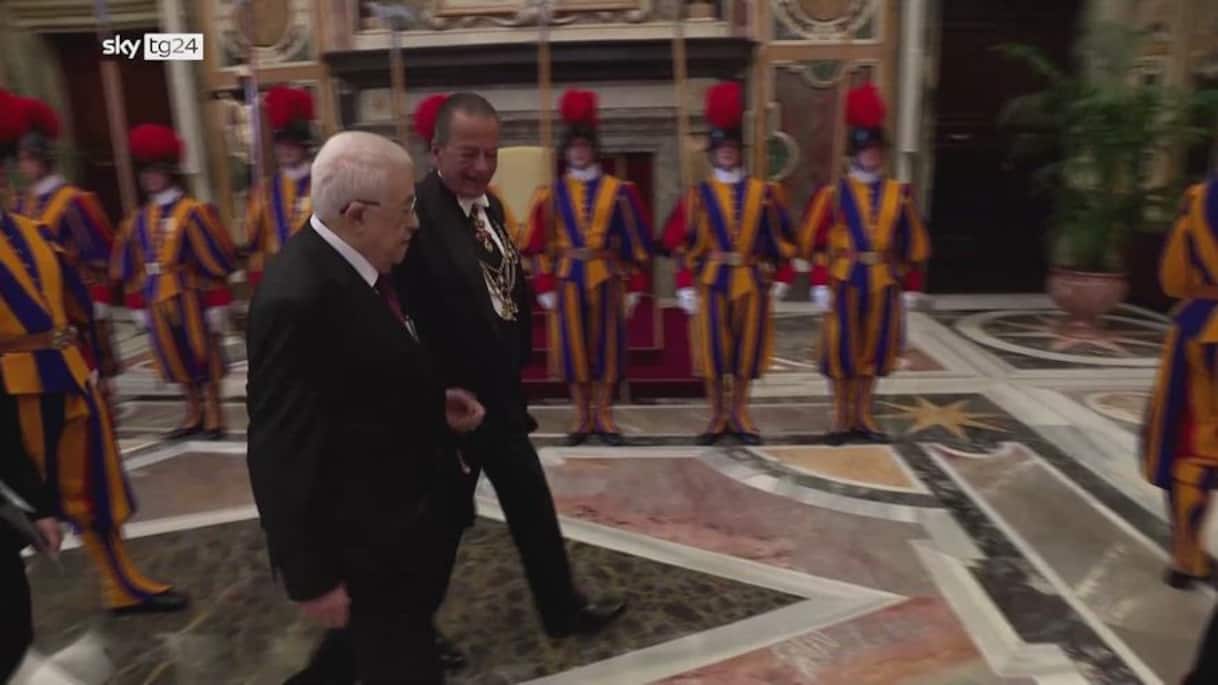 Vaticano, Papa Leone XIV incontra Abu Mazen
