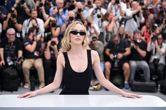CANNES, FRANCE - MAY 23: Lily-Rose Depp attends "The Idol" photocall at the 76th annual Cannes film festival at Palais des Festivals on May 23, 2023 in Cannes, France. (Photo by Stephane Cardinale - Corbis/Corbis via Getty Images)